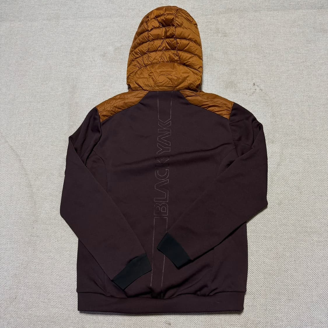 블랙야크 브라운 경량 후드 패딩 상품이미지7