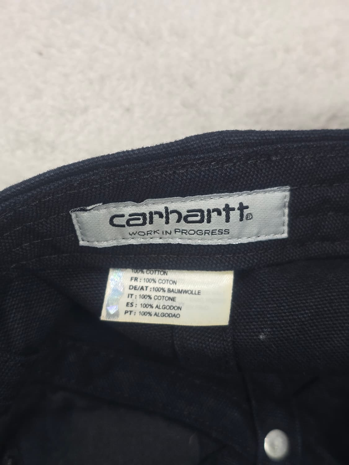 칼하트 오데사 빈티지 볼캡 블랙  상품이미지5