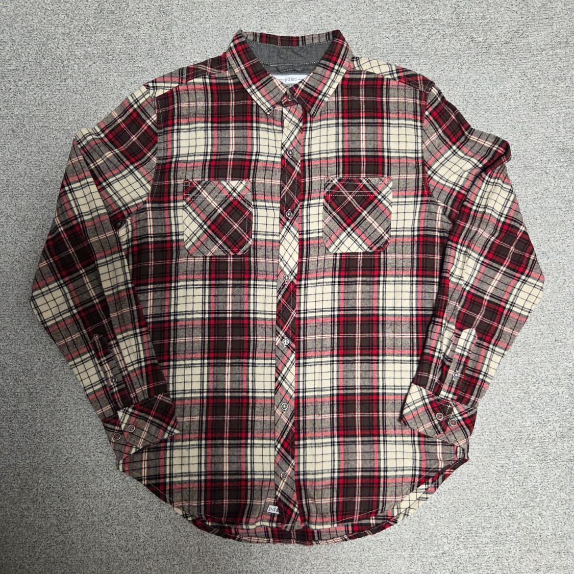 pd&c 웨스턴 플란넬 체크셔츠 L(100) 상품이미지1
