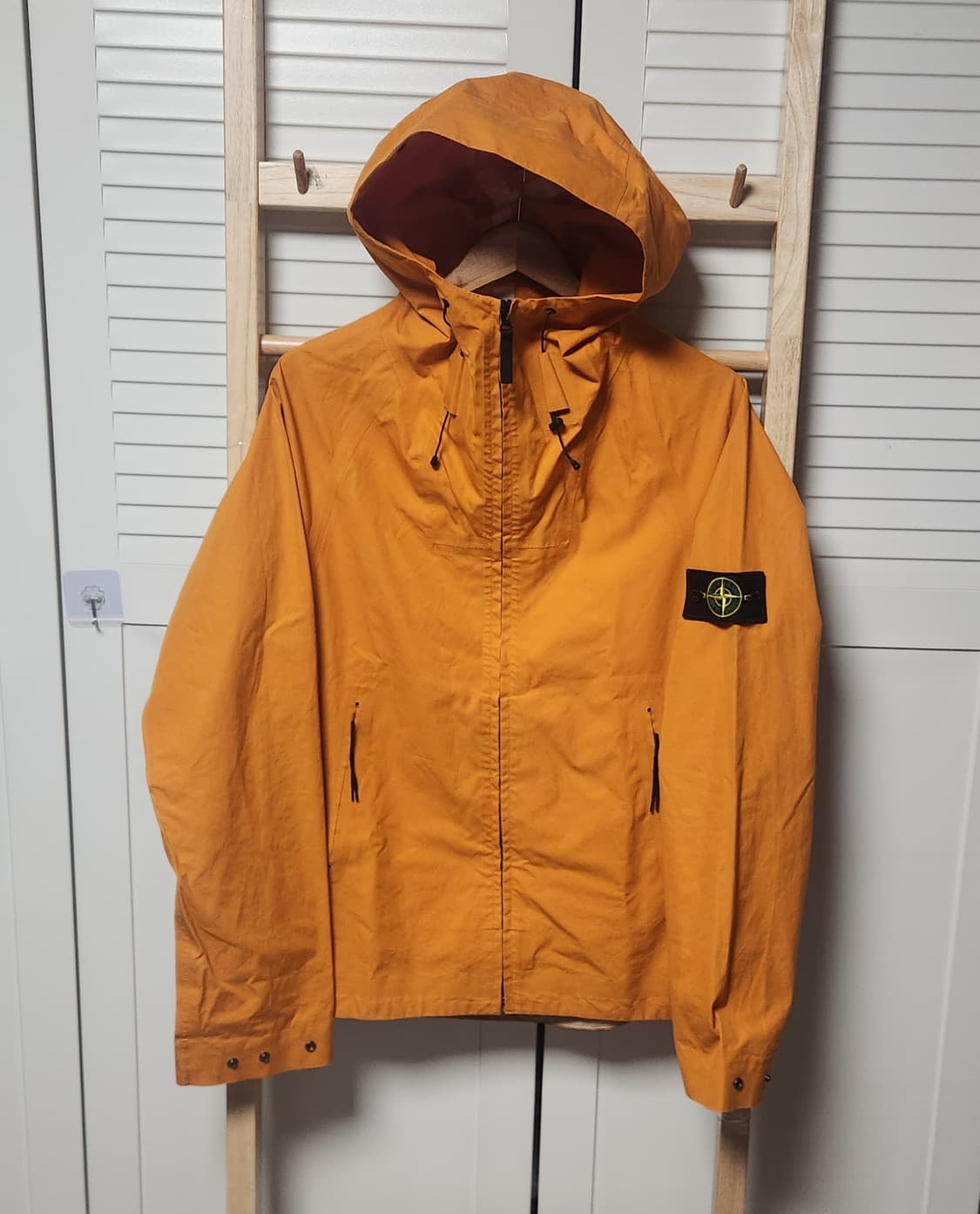 스톤아일랜드 00s 오렌지 후드 자켓 상품이미지1