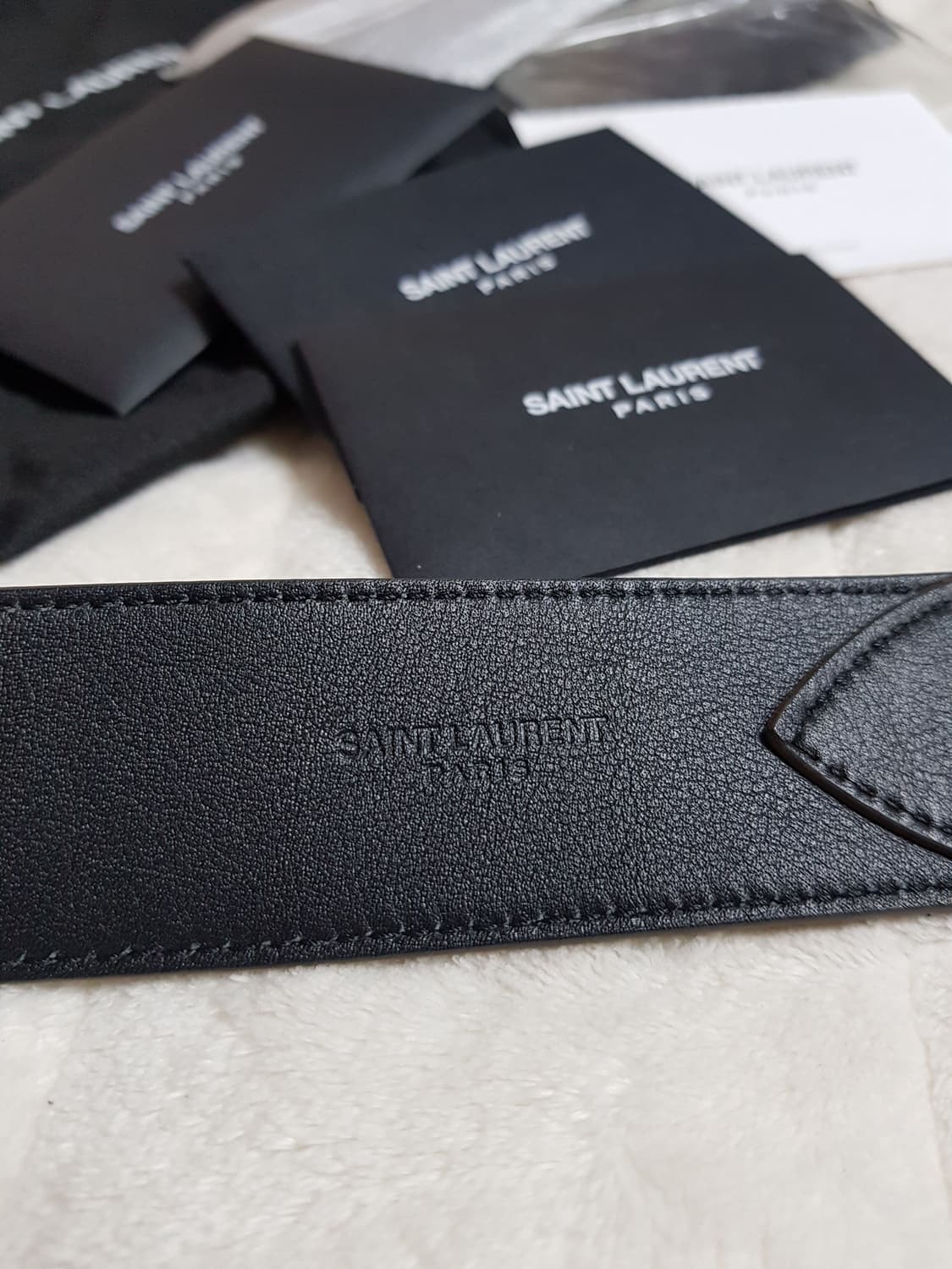 생로랑 스웨이드 웨스턴 벨트 상품이미지5