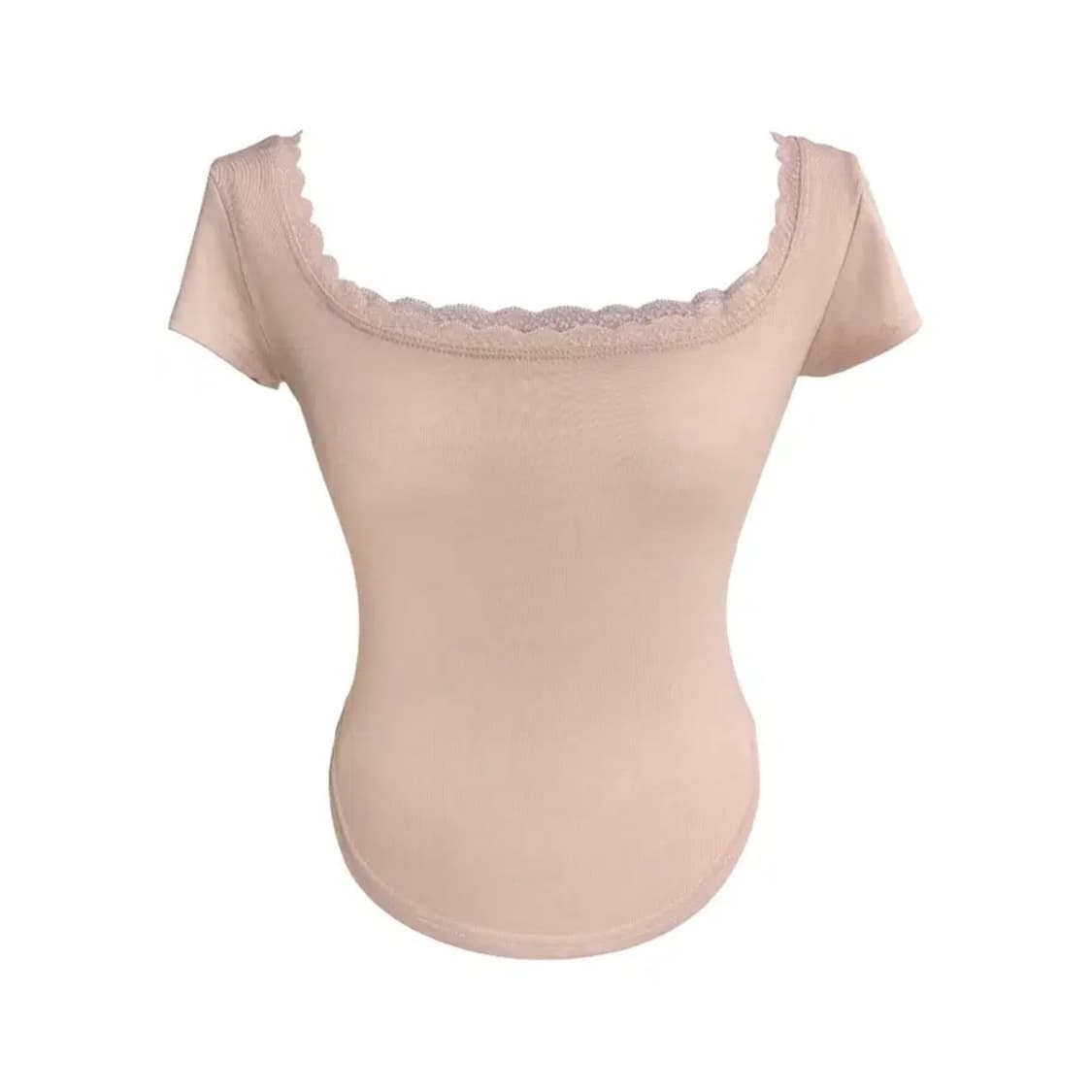 플리즈노팔로우 미미탑 애쉬핑크 상품이미지1