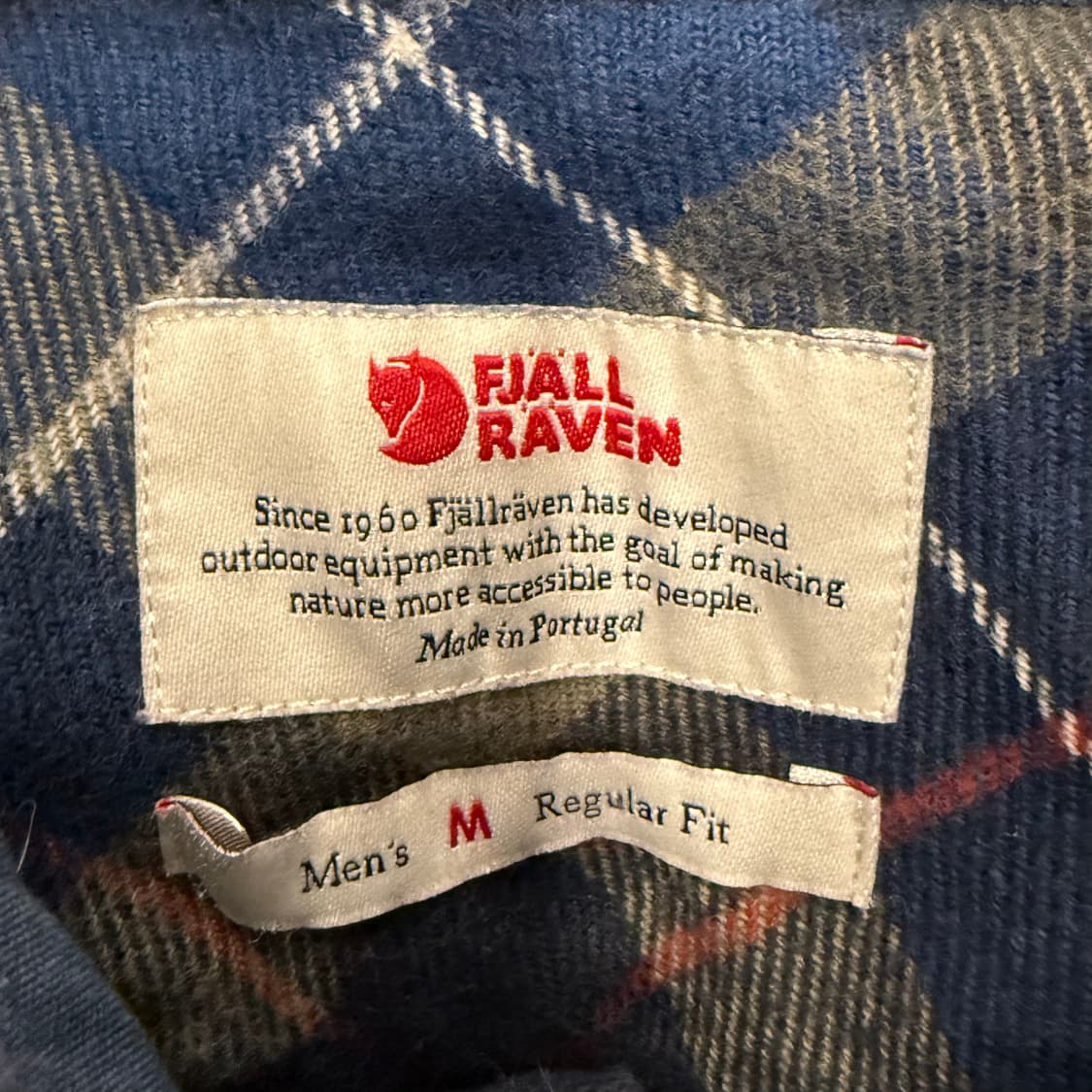 [정품/M] 피엘라벤 체크 남방 셔츠 블루 b15 상품이미지5