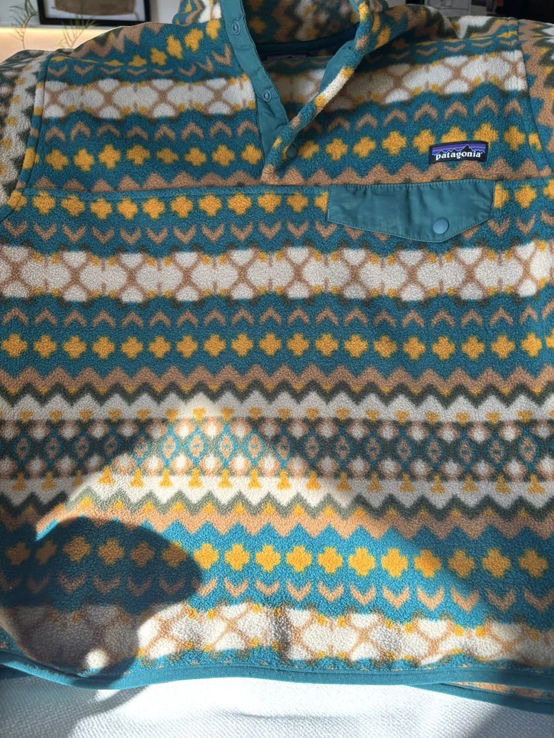 파타고니아 신칠라 스냅-T 아즈텍 패턴 상품이미지5