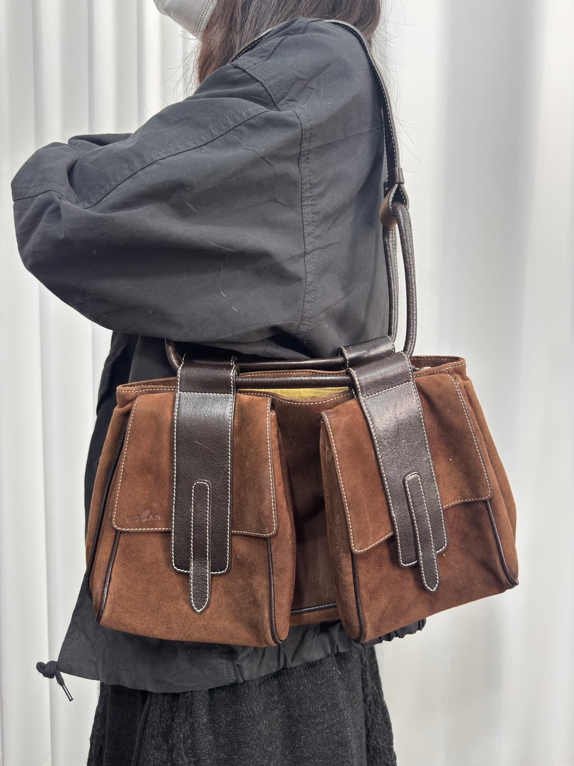 hogan suede pocket design bag 상품이미지2