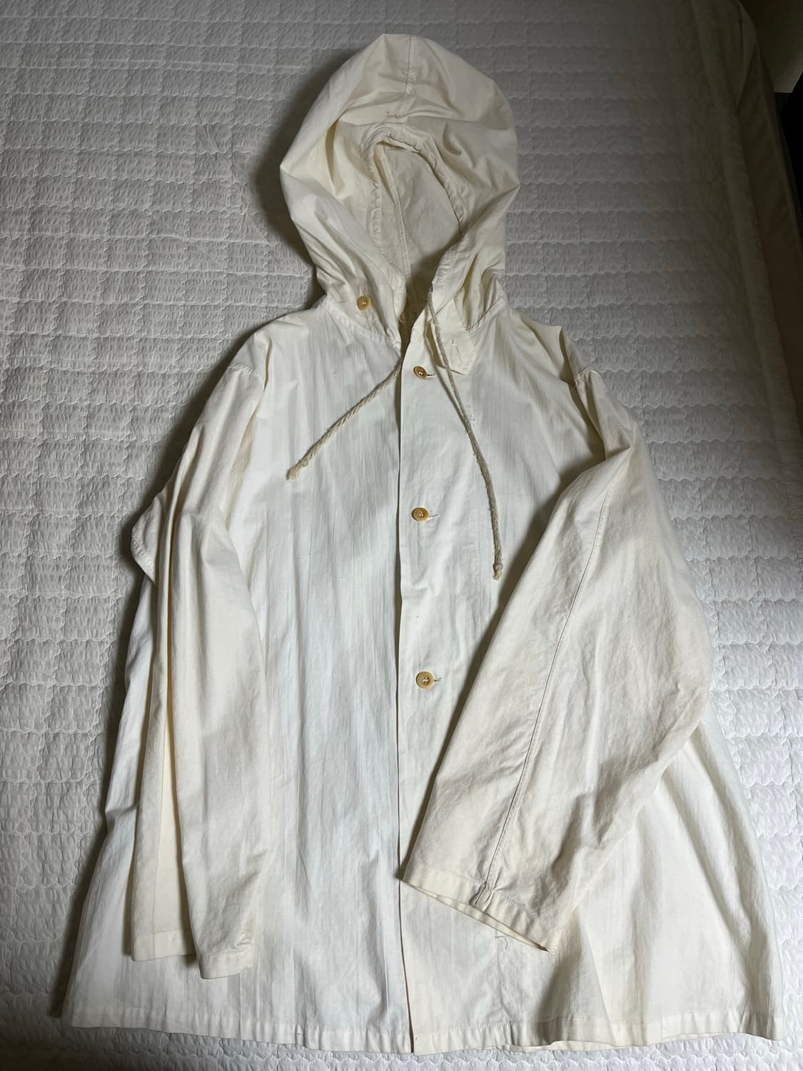 빈티지 프렌치 워크웨어 캔버스 오버코트 상품이미지2