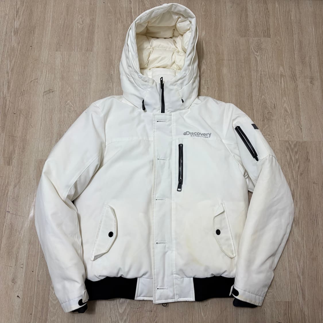 디스커버리 여성 후드 숏패딩 M/95  상품이미지1