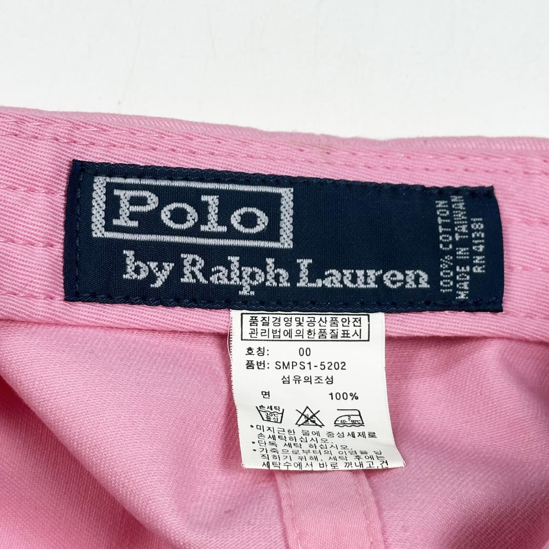 폴로 랄프로렌 포니 핑크 볼캡 모자 상품이미지6