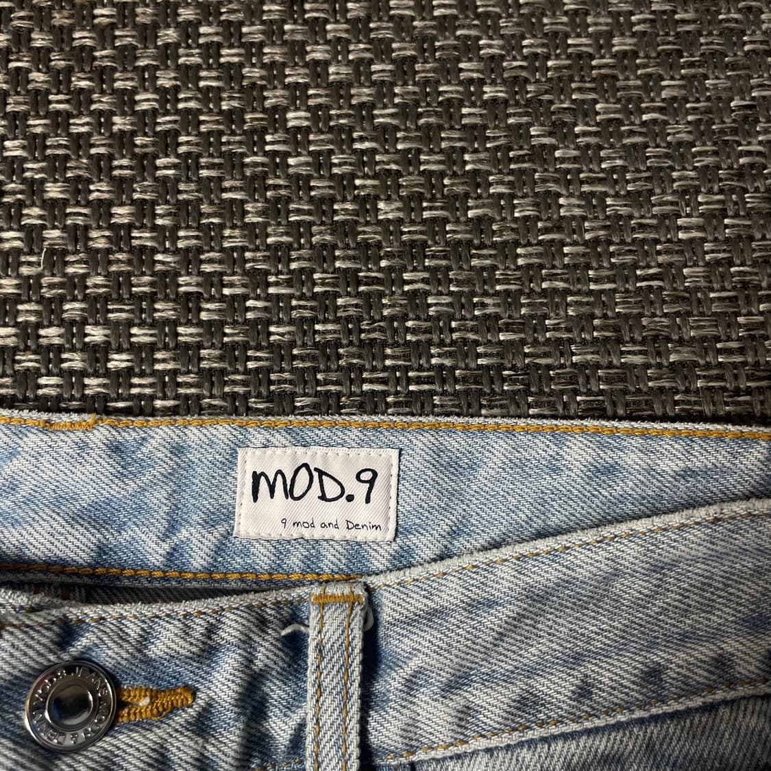 (31) 모드나인 연청 데님 팬츠 상품이미지4