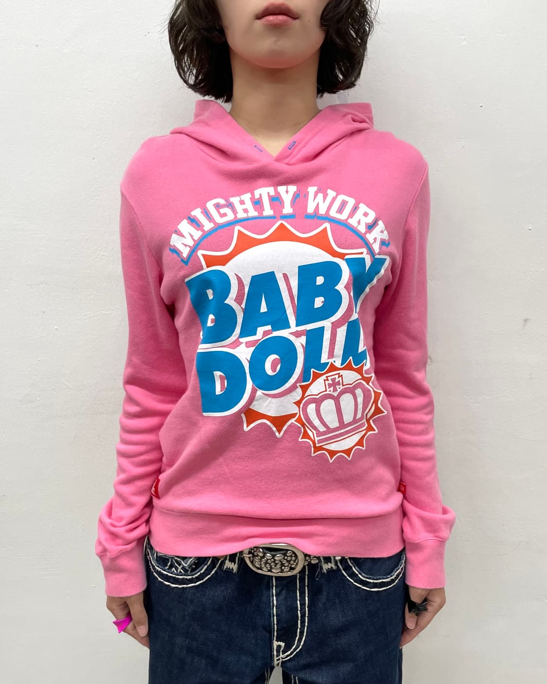 Baby Doll Sunlight Pink Hoodie  상품이미지4