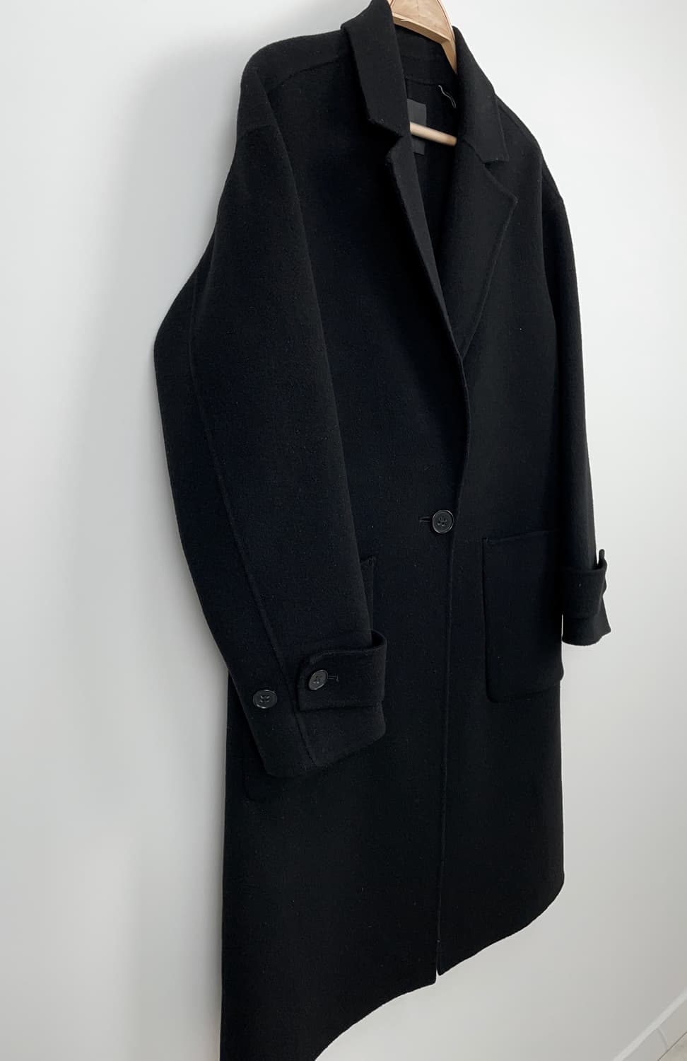 띠어리(Theory) 뉴 디바이드 이지 원 버튼 울 캐시미어 코트 상품이미지4