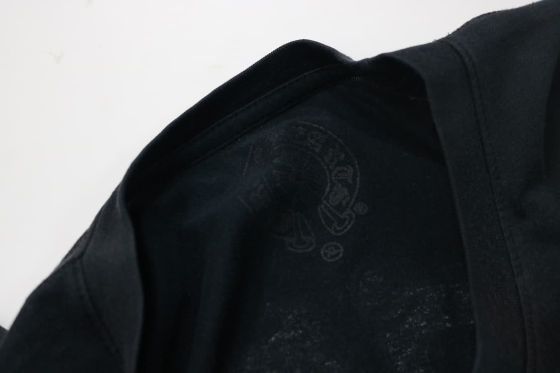 크롬하츠 대거 스트라이프 로고 포켓 반팔 티셔츠 블랙 (XL) 상품이미지7