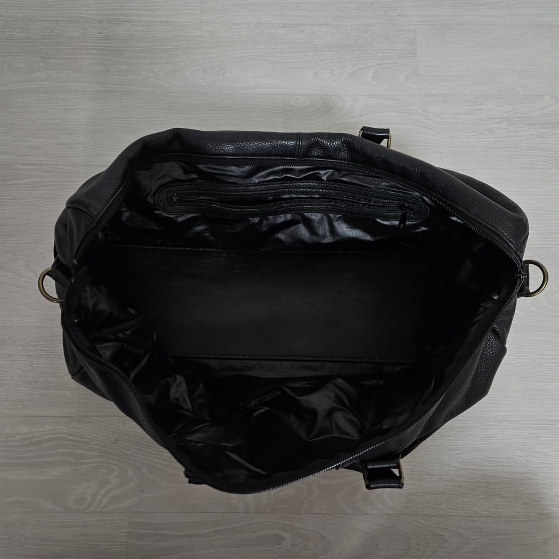 빈티지 비건레더 3way 보스턴백 상품이미지7