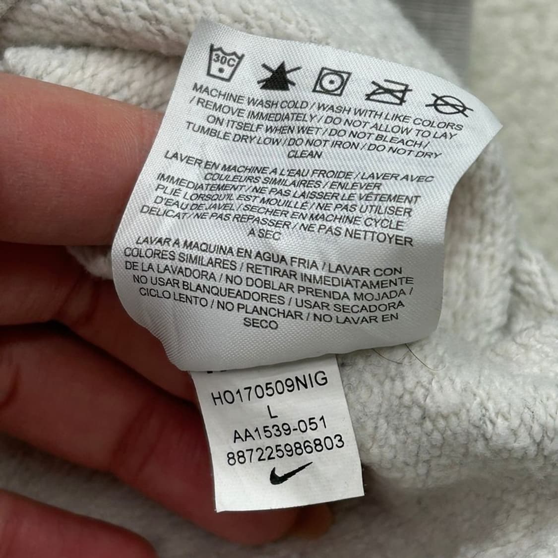 나이키 90s 후드티 아이보리 L 상품이미지6