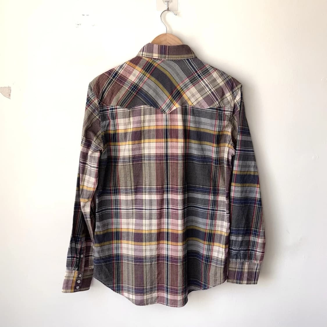 RRL 더블알엘 슬림 코튼 린넨 마드라스 웨스턴 셔츠 상품이미지8