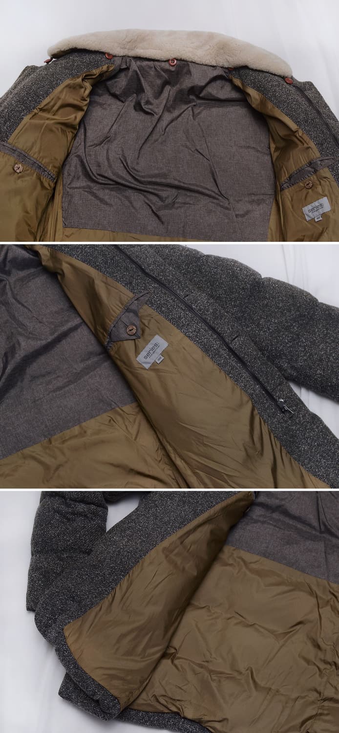 시리즈 (series) 라파예트 양털카라 트위드 다운패딩 자켓 (100) 상품이미지7