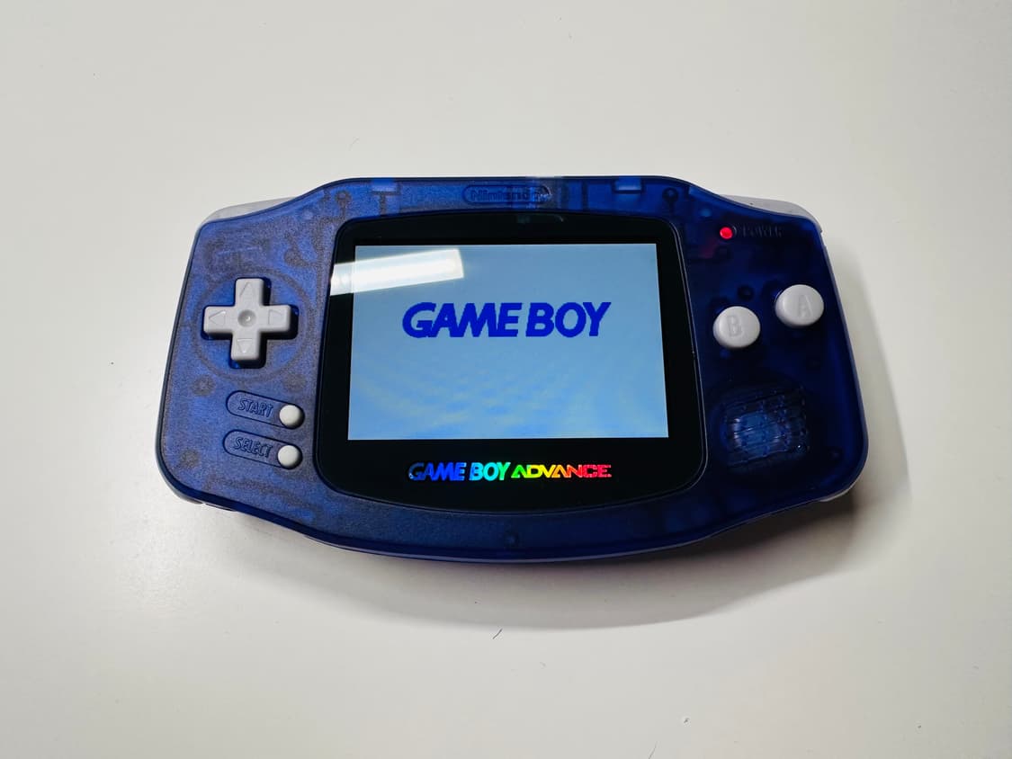 닌텐도 GBA 게임보이 어드밴스 클리어 블루 백라이트 에디션 판매 상품이미지5