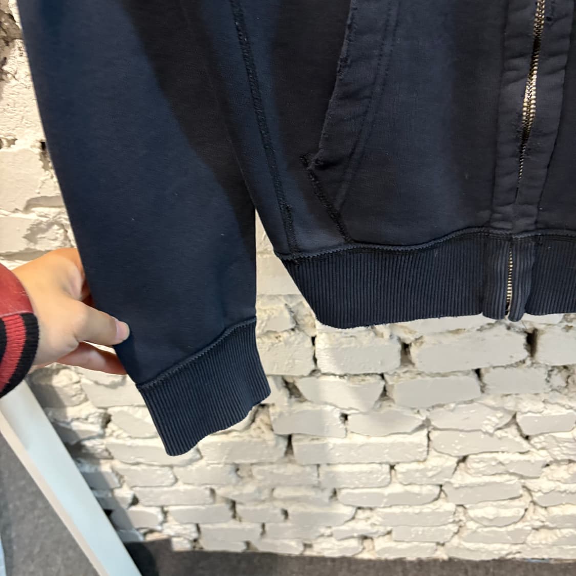 아베크롬비 빅로고 헤비 후드집업 상품이미지4