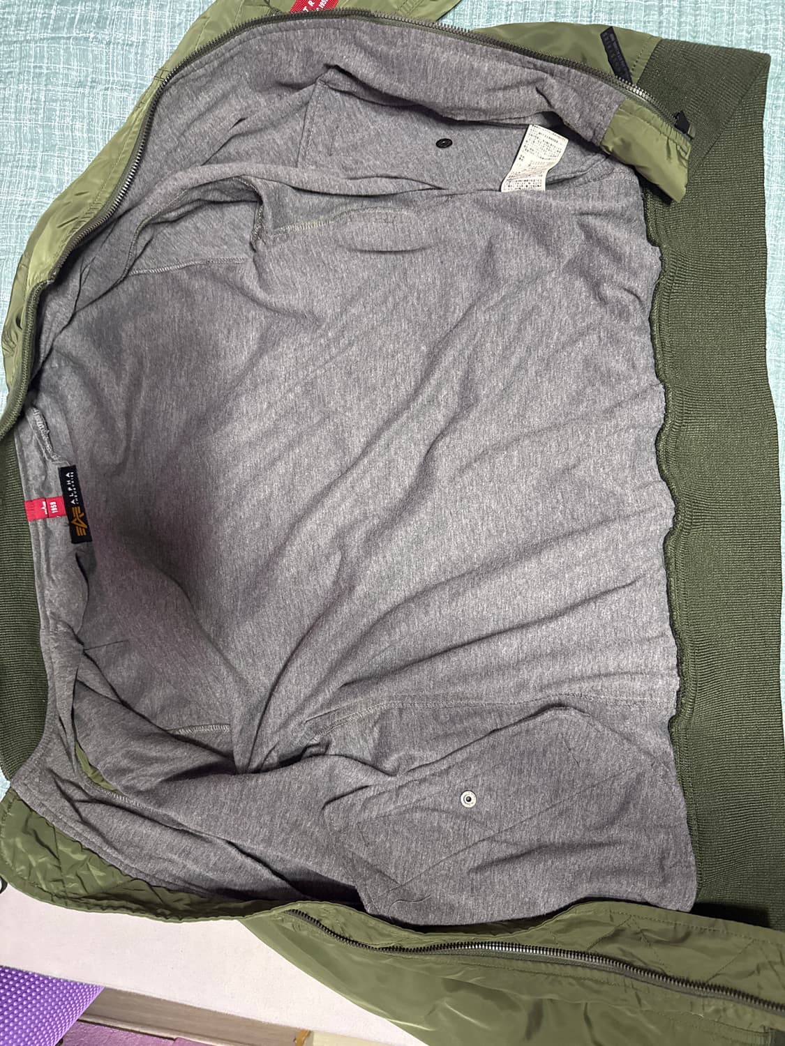 알파인더스트리 ma-1 플라이트 자켓 m 상품이미지1