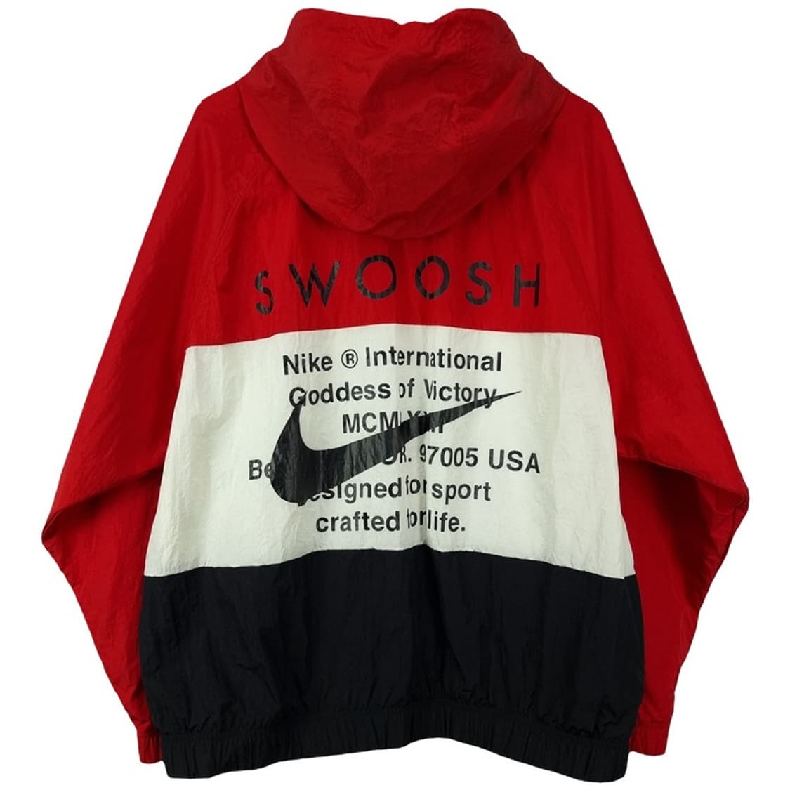 [나이키] 더블 스우시 프린팅 후드 바람막이 자켓 M19521 상품이미지3