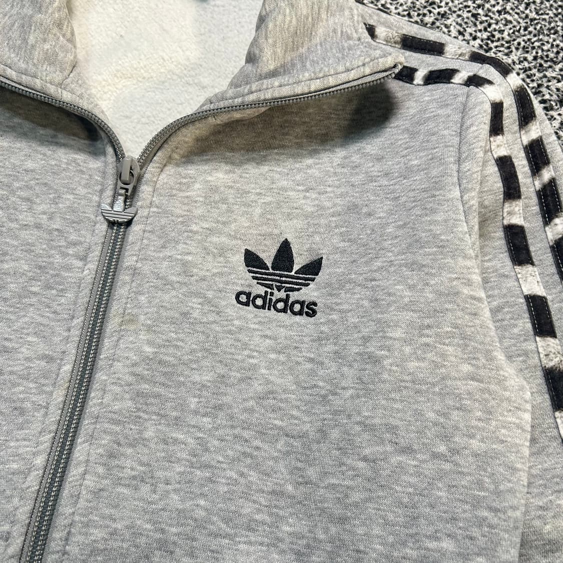 아디다스 레오파드 패턴 그레이 져지  상품이미지4