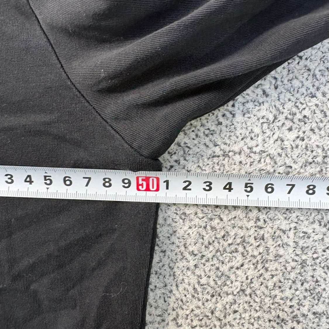 S 빈폴 무지 긴팔 티셔츠 블랙 0602J1 상품이미지5