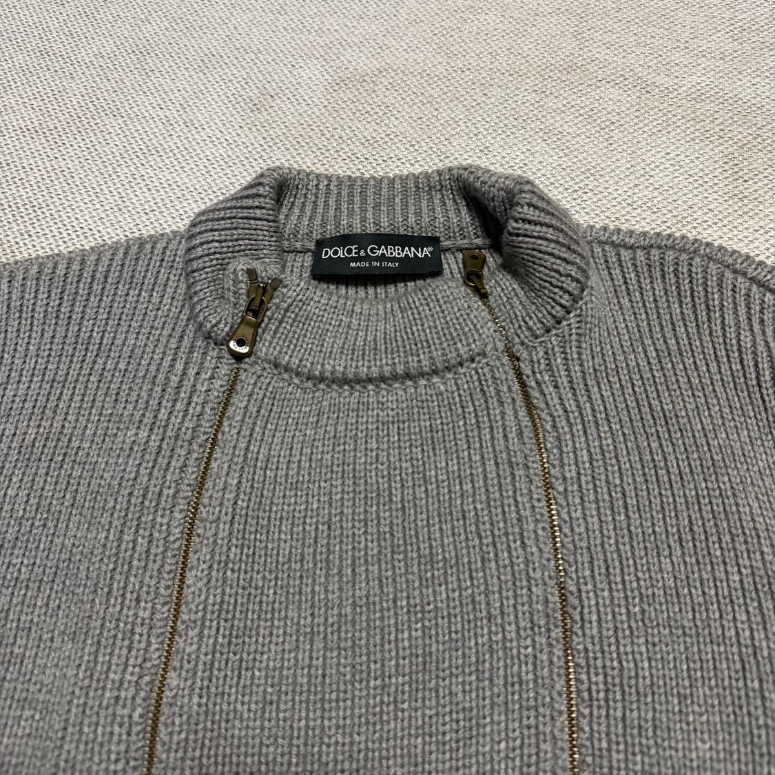 돌체앤가바나 풀집업 울 니트 상품이미지2