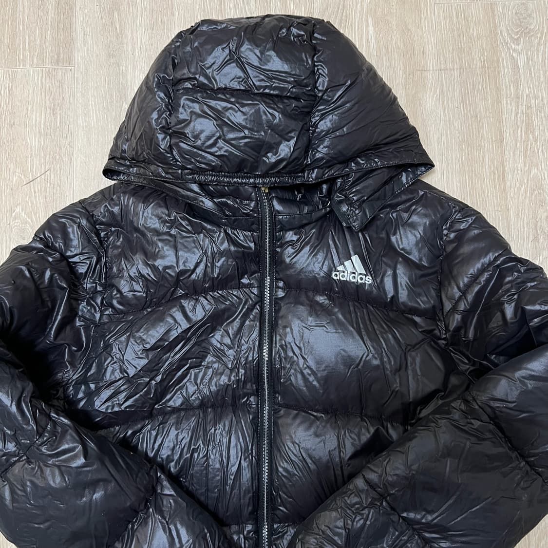 아디다스 남성 구스다운 후드 패딩 L/100  상품이미지2