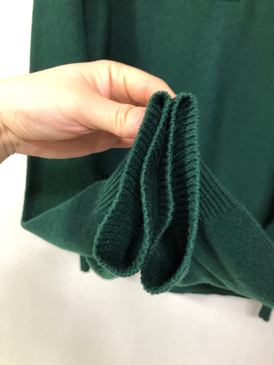 폴로 랄프로렌 남성 램스울 100% 긴팔 카라 니트 M _ 그린 상품이미지5