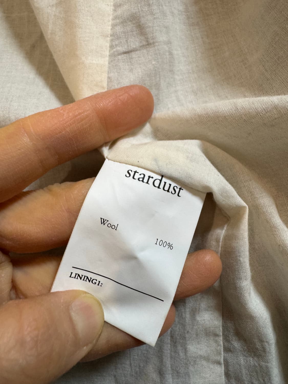 stardust 스타더스트 원버튼 울 자켓 상품이미지5