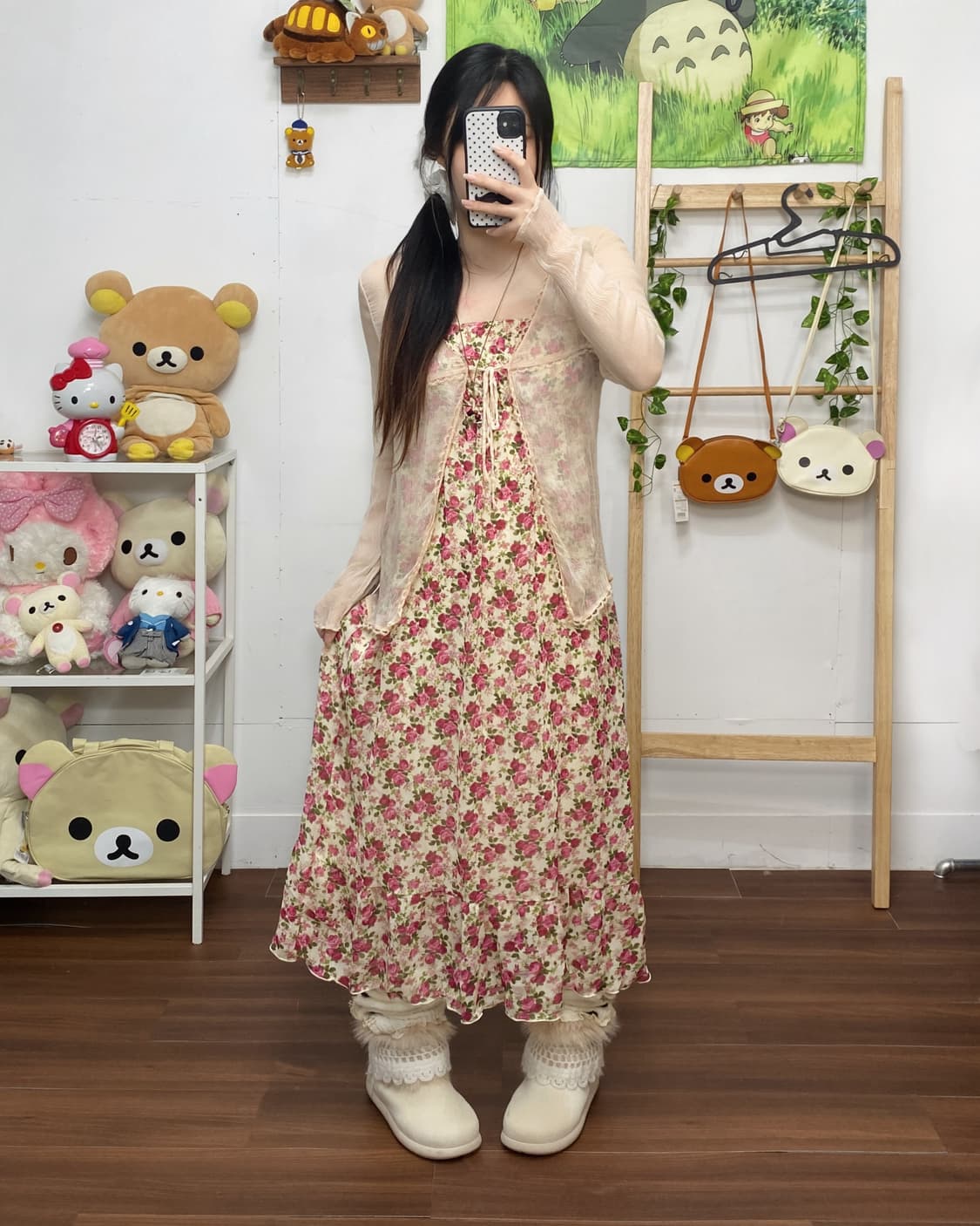 ꒰ঌ 잔꽃 원피스 세트 ໒꒱ 상품이미지1