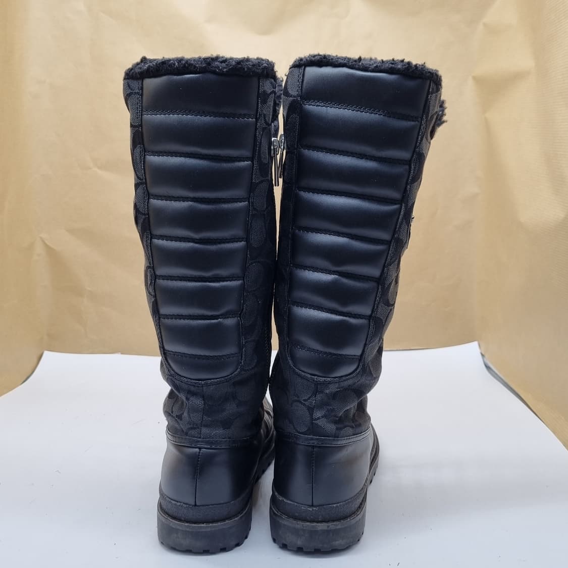 코치 레이스업 여성털부츠225. 상품이미지4