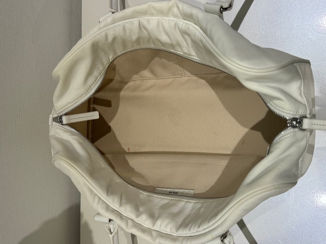 마뗑킴 나일론 보스턴 백 아이보리 Matin Kim Nylon Bosto 상품이미지9