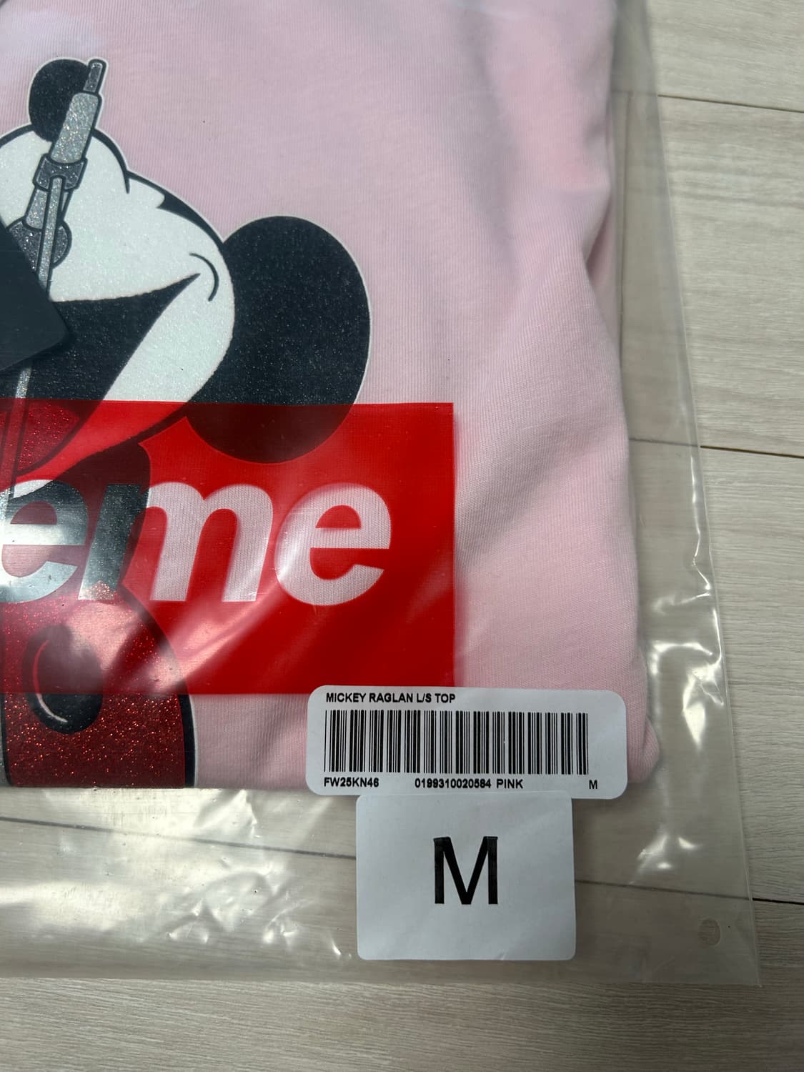 (M) 슈프림x넘버나인x미키마우스 롱슬리브-25fw 상품이미지10