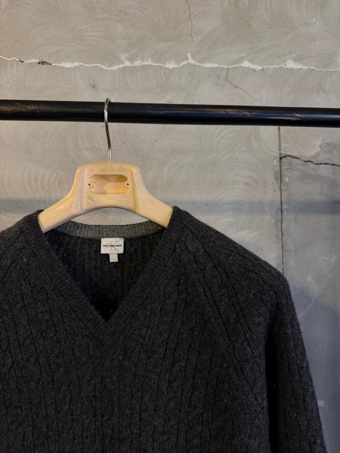 캘빈클라인 케이블니트 남성100 상품이미지2