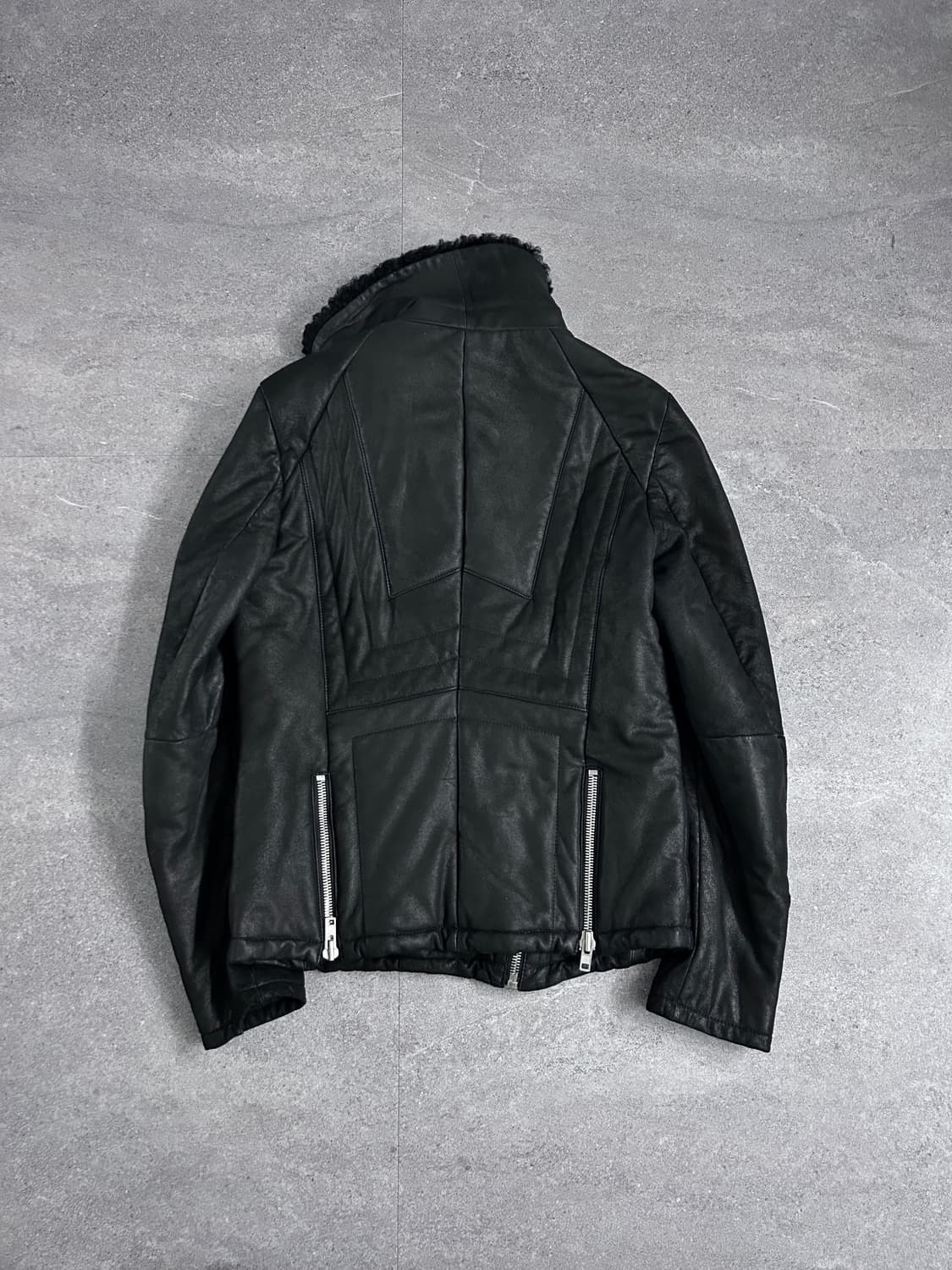 시스템 옴므 시어링 하이넥 자켓 상품이미지6