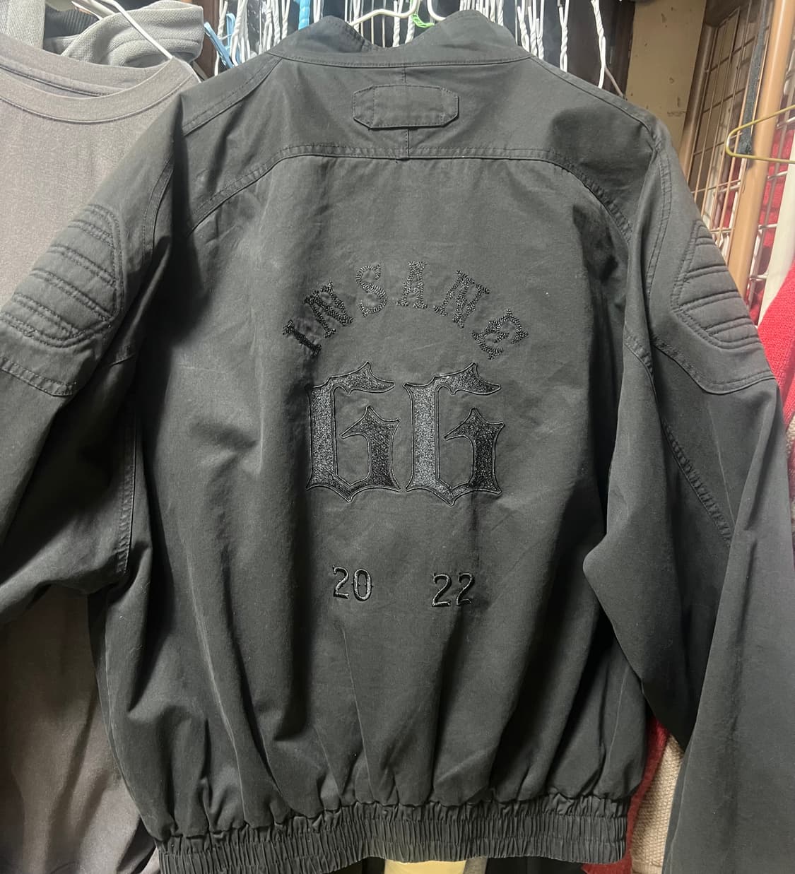 인세인개러지 해링턴자켓 블랙 2사이즈 상품이미지4