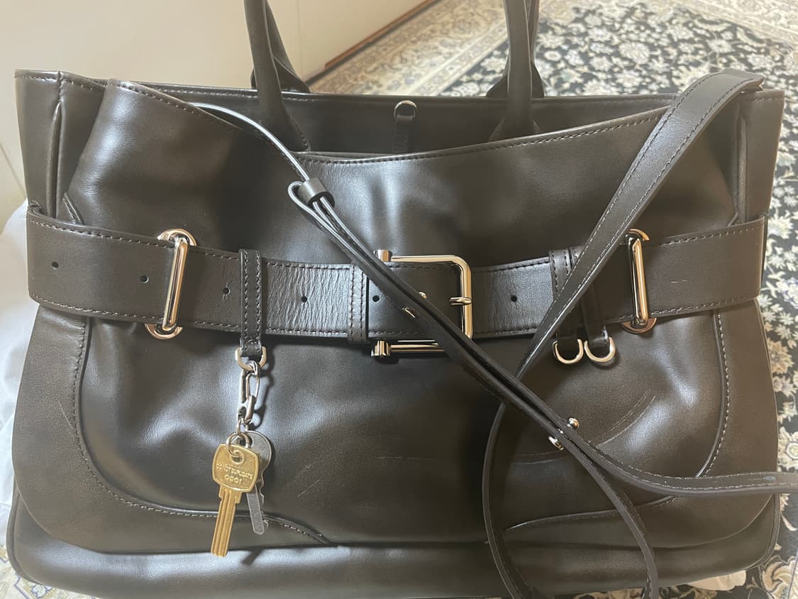 오소이 브로클 토트백 TOTE BROCLE [STAIN BROWN] 상품이미지6