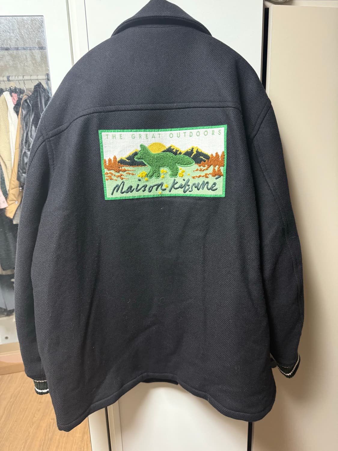 [L] 24FW 메종키츠네 바시티자켓 상품이미지1