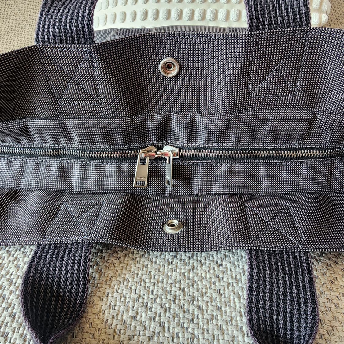 상태최상 에르메스 후루토 MM 캔버스 토트백 엘라인 그레이 상품이미지9