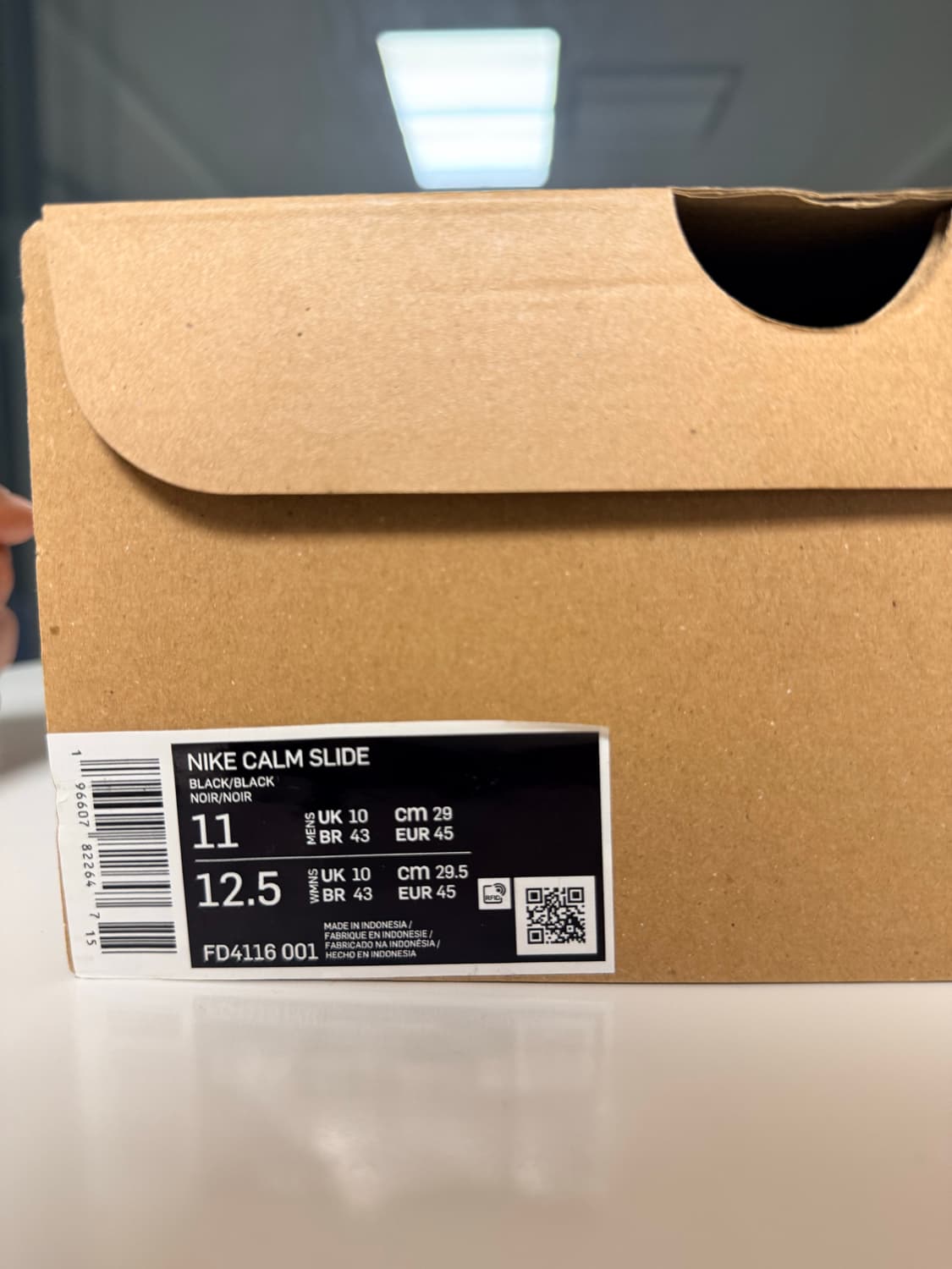 나이키 캄 슬라이드 블랙 290mm 상품이미지3