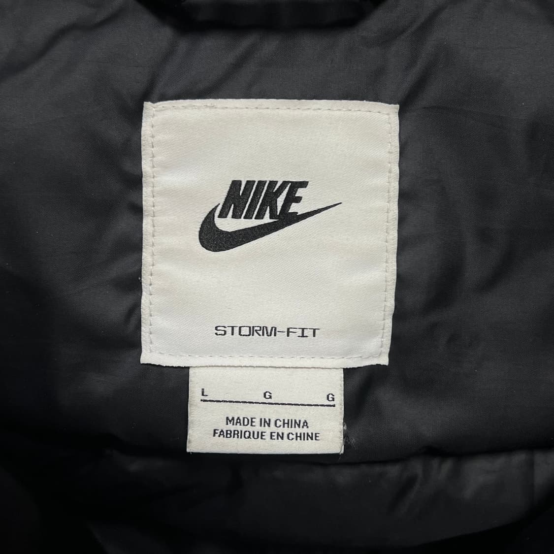 나이키 스톰핏 윈드러너 패딩 블랙 L 상품이미지3