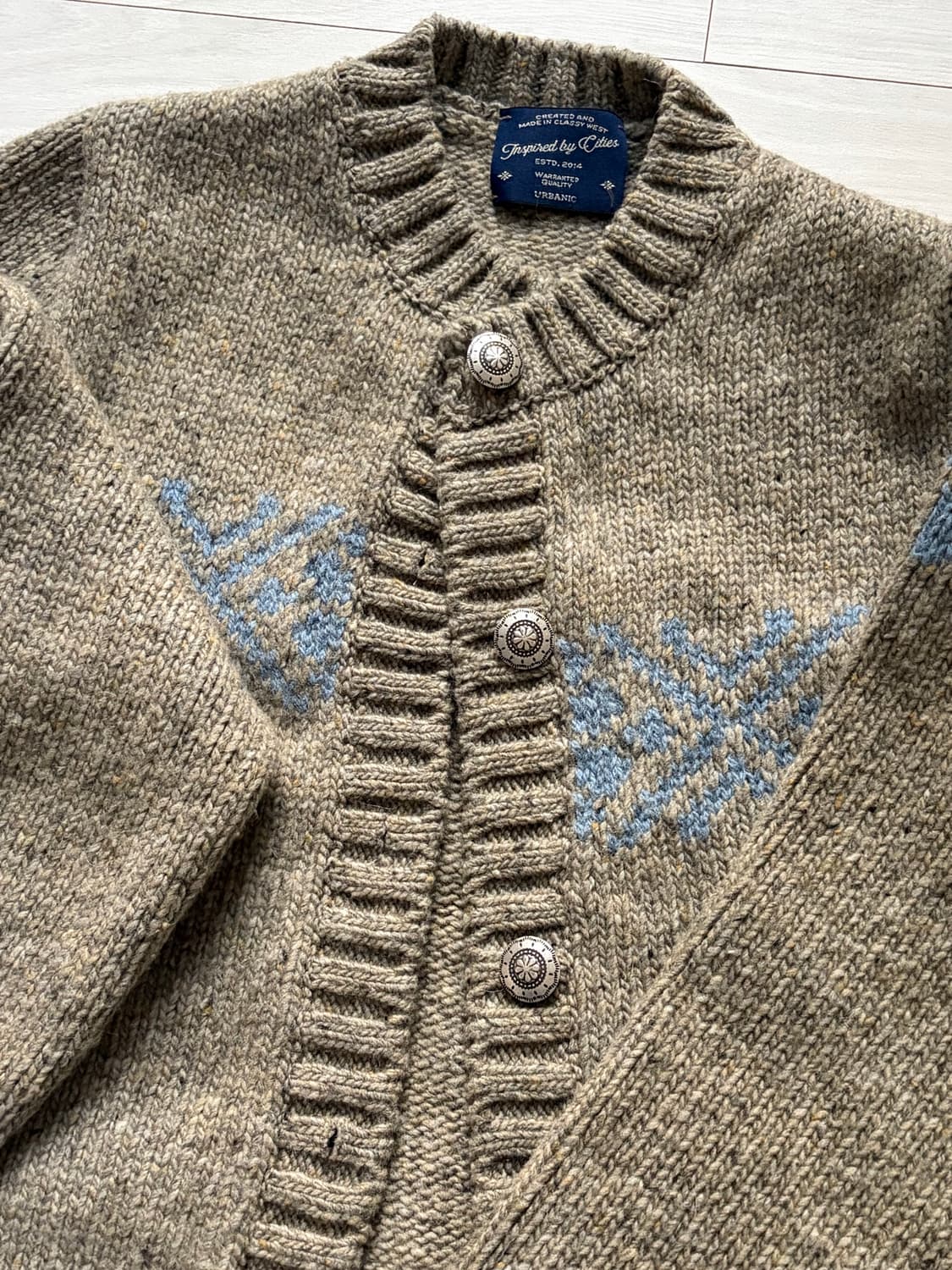 얼바닉 노르딕 스노우 가디건 상품이미지5