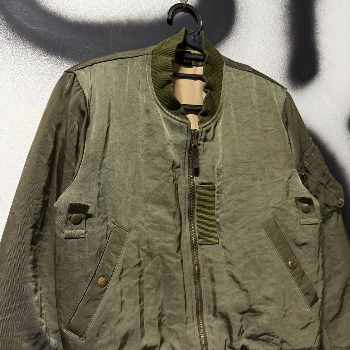 VTG 빈티지 리버시블 Ma-1 크롭 플라이트 봄버 자켓 상품이미지3
