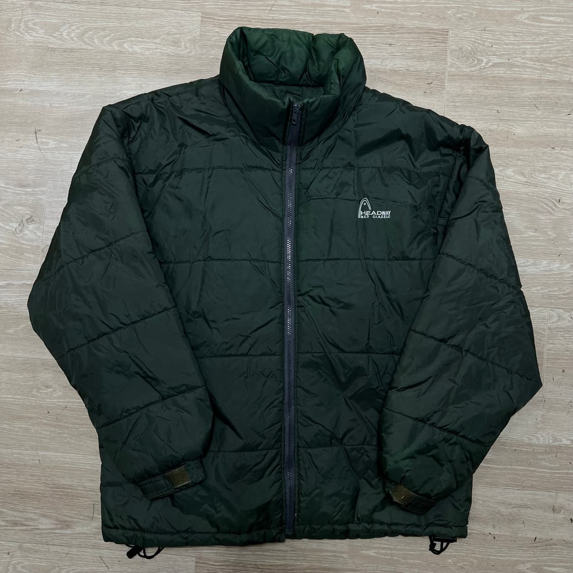 헤드 웨이 로고 스탠드넥 패딩 점퍼 [카키] L/100 상품이미지1