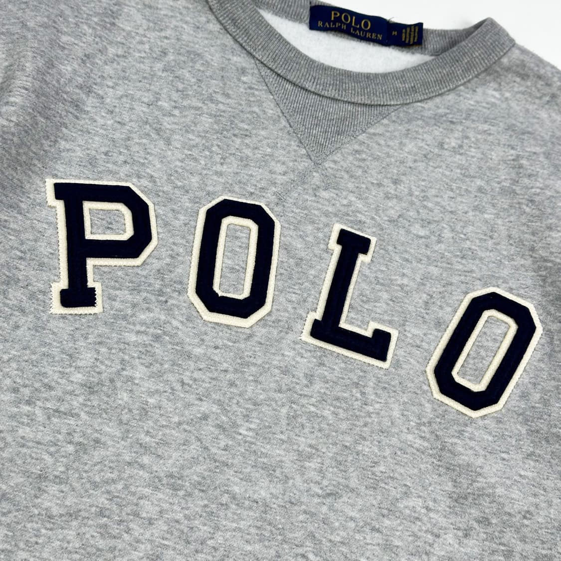 폴로 랄프로렌 클래식 스펠아웃 맨투맨 스웻셔츠 그레이 M 상품이미지3
