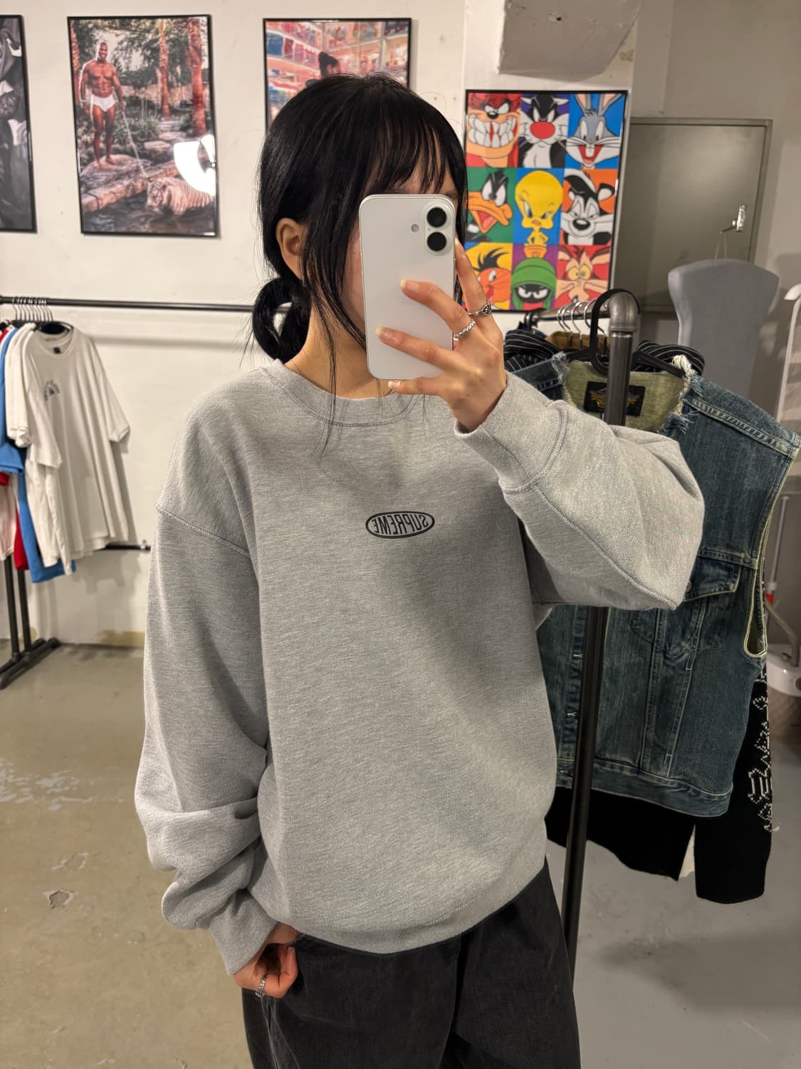 슈프림 리버시블 맨투맨 상품이미지2