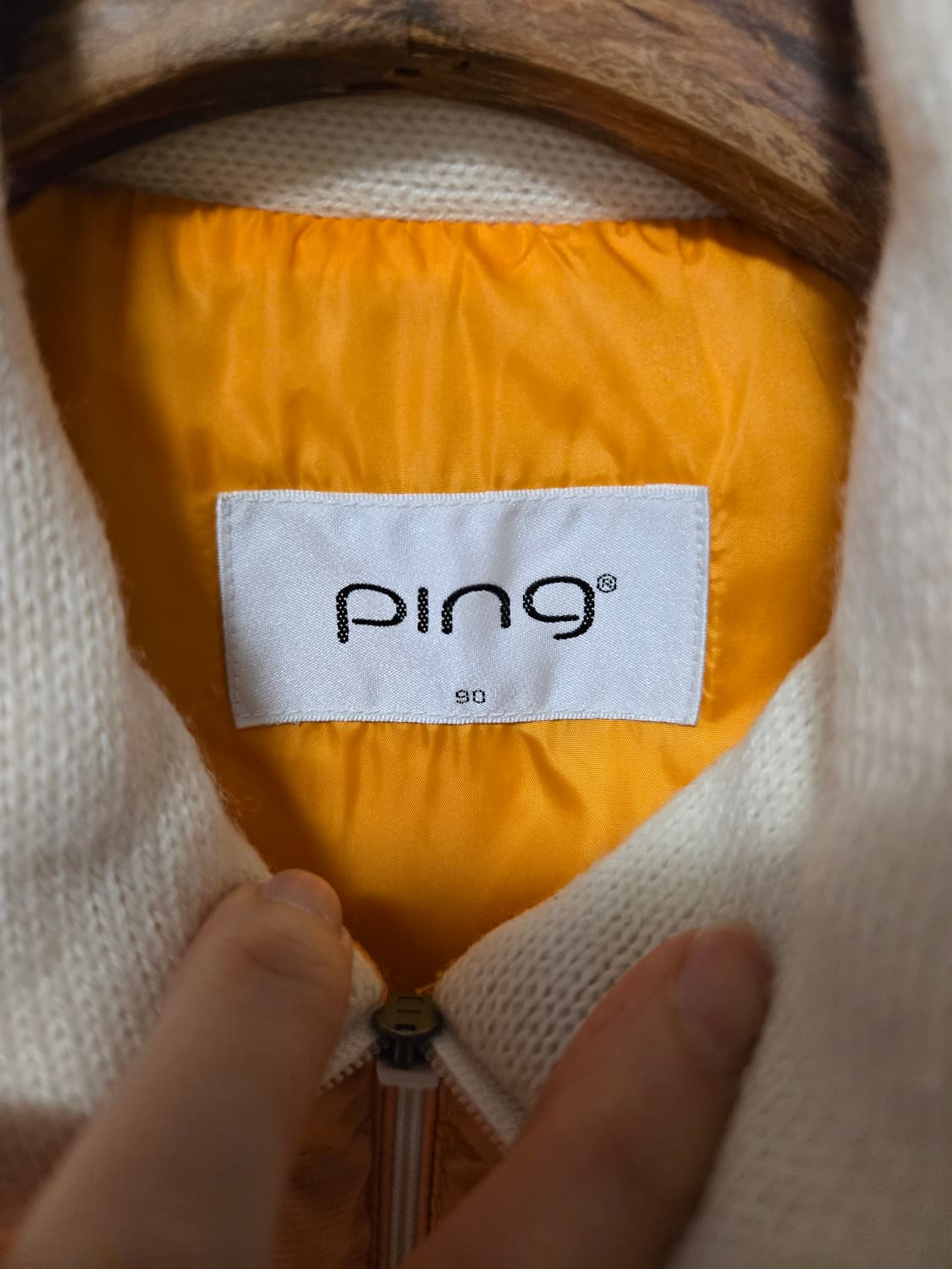 [90] ping 핑골프웨어 여성 구스 패딩 조끼 상품이미지4