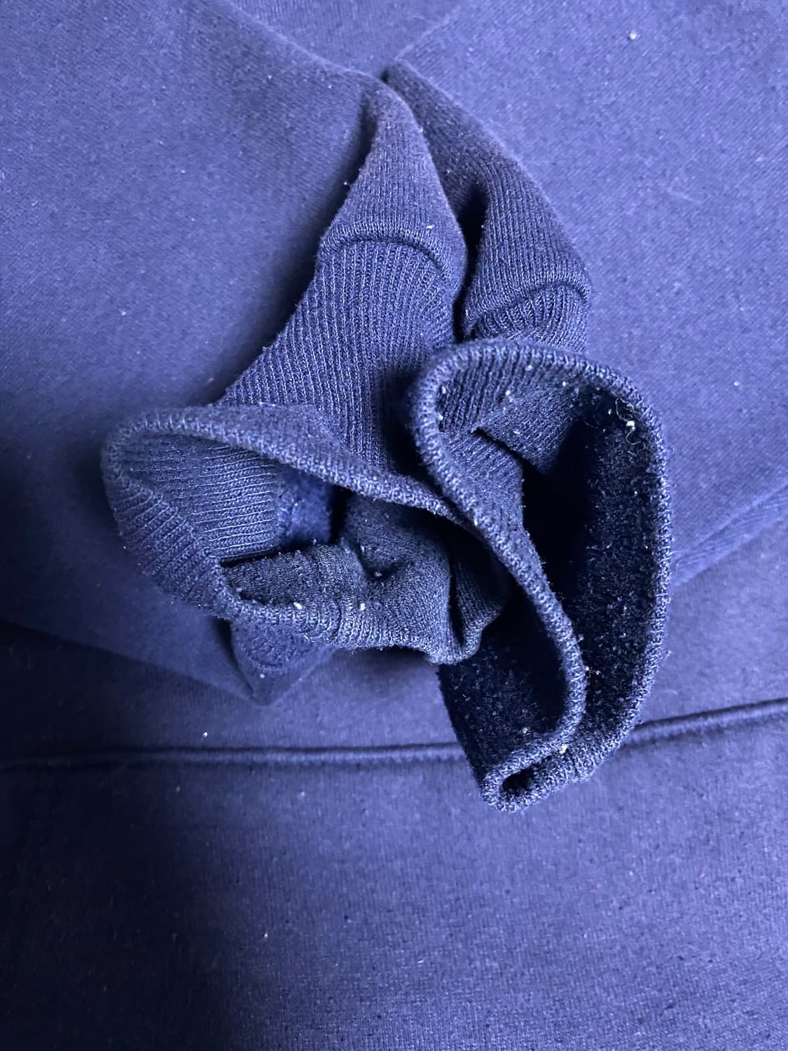 90s USA 빈티지 러셀 후드 네이비 블루 상품이미지8