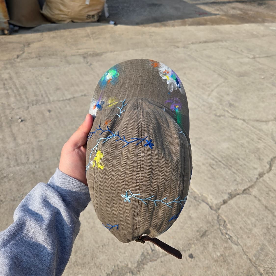 S.O/ 핸드페인팅, 자수 커스텀 캡 상품이미지3